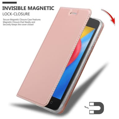 Motorola MOTO C lommebokdeksel etui (rosa)