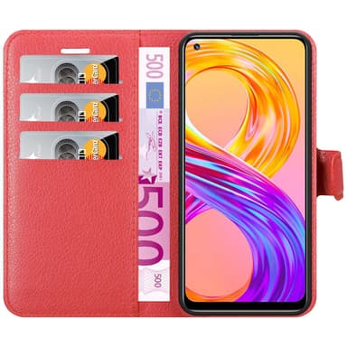 Realme 8 4G / 8 PRO Deksel Etui Case (rød)