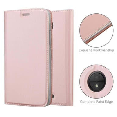 Motorola MOTO C lommebokdeksel etui (rosa)