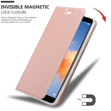Honor 7X lommebokdeksel etui (rosa)