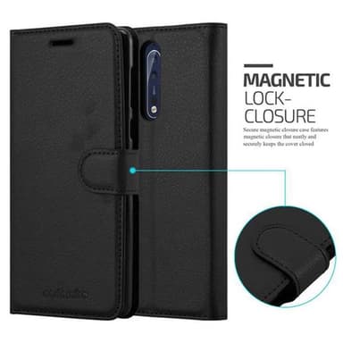 Nokia 8 2017 Deksel Etui Case (svart)