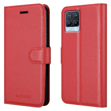 Realme 8 4G / 8 PRO Deksel Etui Case (rød)