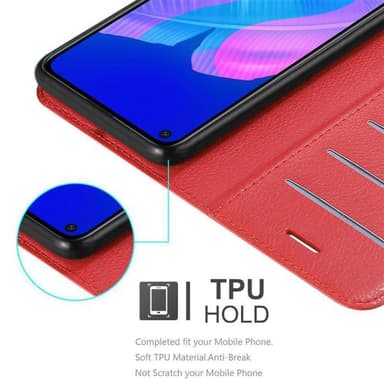 Huawei P40 LITE E Deksel Etui Case (rød)