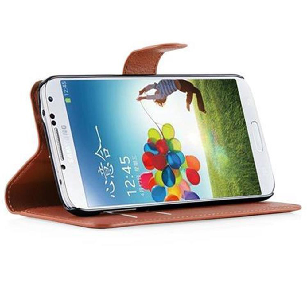 Samsung Galaxy S5 / S5 NEO Deksel Etui Case (brun)