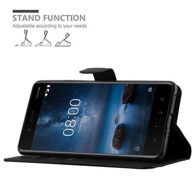 Nokia 8 2017 Deksel Etui Case (svart)