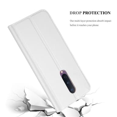 OnePlus 8 lommebokdeksel etui (sølv)