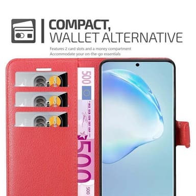 Samsung Galaxy S20 PLUS Deksel Etui Case (rød)