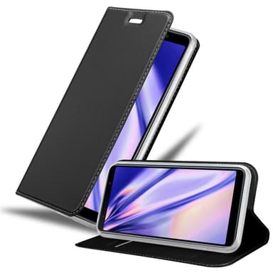 Samsung Galaxy A7 2018 lommebokdeksel etui (svart)
