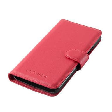 HTC ONE M7 Deksel Etui Case (rød)