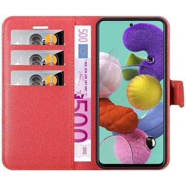 Samsung Galaxy A51 5G Deksel Etui Case (rød)
