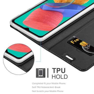 Samsung Galaxy M33 5G lommebokdeksel etui (svart)