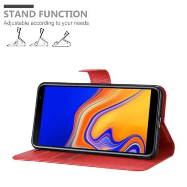 Samsung Galaxy J6 PLUS Deksel Etui Case (rød)