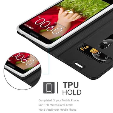 LG G2 MINI lommebokdeksel etui (svart)
