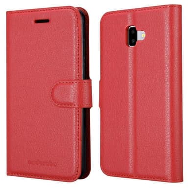 Samsung Galaxy J6 PLUS Deksel Etui Case (rød)