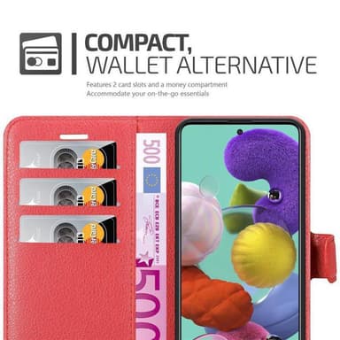 Samsung Galaxy A51 5G Deksel Etui Case (rød)