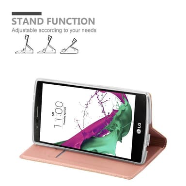 LG G4 / G4 PLUS lommebokdeksel etui (rosa)