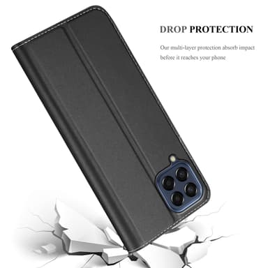 Samsung Galaxy M33 5G lommebokdeksel etui (svart)