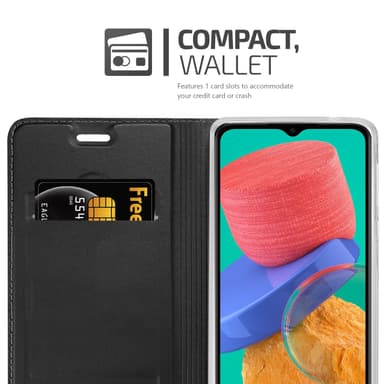 Samsung Galaxy M33 5G lommebokdeksel etui (svart)
