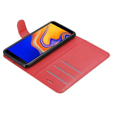Samsung Galaxy J6 PLUS Deksel Etui Case (rød)