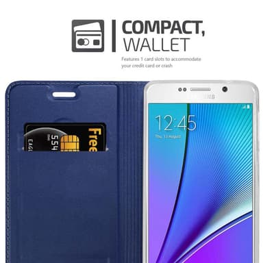 Samsung Galaxy NOTE 5 lommebokdeksel etui (blå)