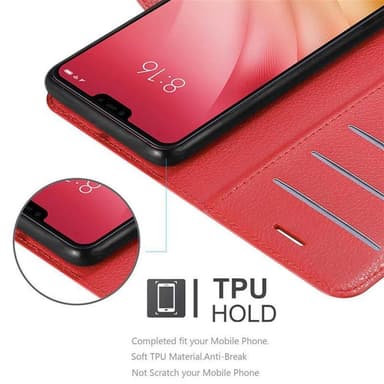 Xiaomi Mi 8 LITE Deksel Etui Case (rød)