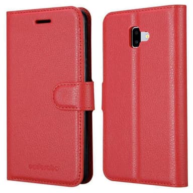Samsung Galaxy J6 PLUS Deksel Etui Case (rød)