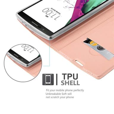 LG G4 / G4 PLUS lommebokdeksel etui (rosa)