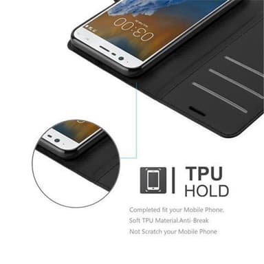 Nokia 3 2017 Deksel Etui Case (svart)