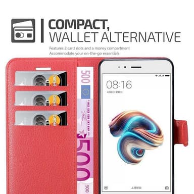 Xiaomi Mi A1 / Mi 5X Deksel Etui Case (rød)