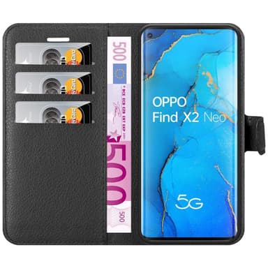 Oppo FIND X2 NEO Deksel Etui Case (svart)
