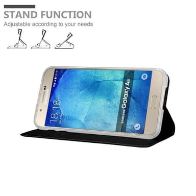 Samsung Galaxy A8 2015 lommebokdeksel etui (svart)