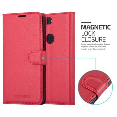 OnePlus 5T Deksel Etui Case (rød)