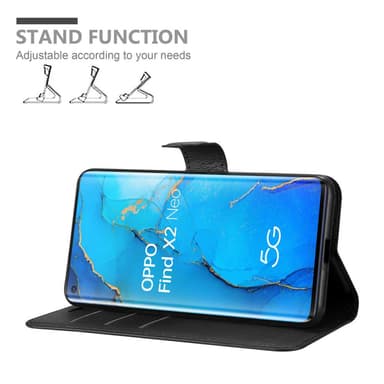 Oppo FIND X2 NEO Deksel Etui Case (svart)