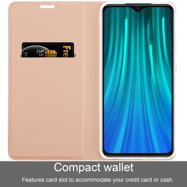 Xiaomi RedMi NOTE 8 PRO lommebokdeksel etui (rosa)