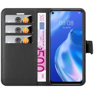 Huawei P40 LITE 5G / NOVA 7 SE Deksel Etui Case (Svart)