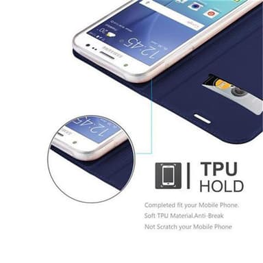 Samsung Galaxy J5 2015 lommebokdeksel etui (blå)