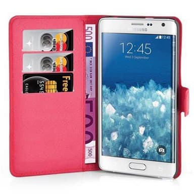 Samsung Galaxy NOTE EDGE Deksel Etui Case (rød)