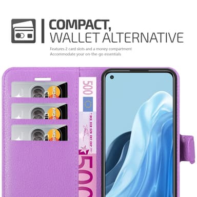 Oppo FIND X5 LITE / Reno7 5G Deksel Etui Case (lilla)