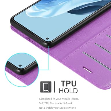 Oppo FIND X5 LITE / Reno7 5G Deksel Etui Case (lilla)