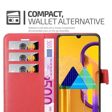 Samsung Galaxy M21 / M30s Deksel Etui Case (rød)