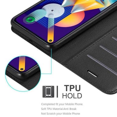 Samsung Galaxy A11 / M11 Deksel Etui Case (svart)