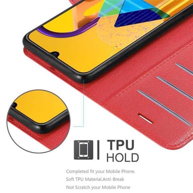 Samsung Galaxy M21 / M30s Deksel Etui Case (rød)