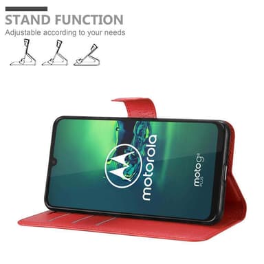 Motorola MOTO G8 PLUS Deksel Etui Case (rød)