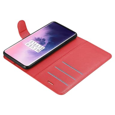 OnePlus 7 PRO Deksel Etui Case (rød)