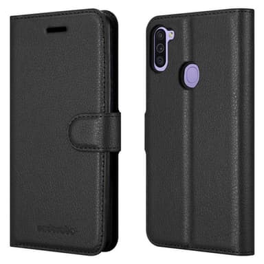 Samsung Galaxy A11 / M11 Deksel Etui Case (svart)