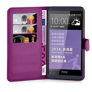 HTC Desire 816 Deksel Etui Case (lilla)