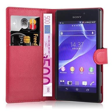Sony Xperia M2 / M2 AQUA Deksel Etui Case (rød)