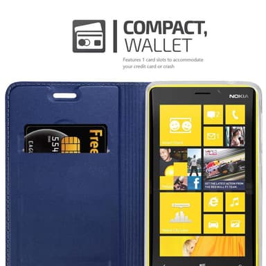 Nokia Lumia 920 lommebokdeksel etui (blå)