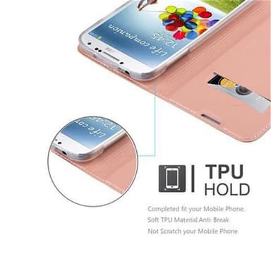 Samsung Galaxy S4 lommebokdeksel etui (rosa)