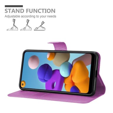 Samsung Galaxy A21 Deksel Etui Case (lilla)